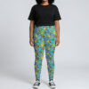 Pokemon high waist leggings with all-over print of Pikachu Squirtle Charmander and Pokemon characters