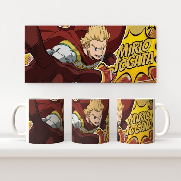 mirio Mirio Togata Lemillion My Hero Academia 11oz ceramic mug with full wrap comic style print