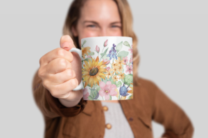 mug-mockup White 11oz ceramic personalised mug with full wrap custom print design