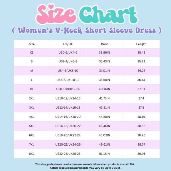 womens-shortsleeve-dress-sizes (1) short sleeve v-neck dress xs-8xl