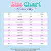 short skirt size chart