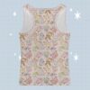 womens-tank-top-bk-pokecute Kawaii Pokemon racerback tank top with all-over pastel chibi print of Pikachu Eevee Piplup and Turtwig