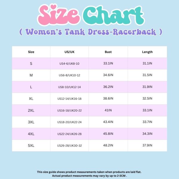 womens-tankracerback-dress-sizes Women's Moana Racerback Tank Dress | S-5XL