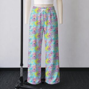 ferngully batty koda lounge pants drawstring waist 100% polyester jersey no pockets relaxed fit sizes s-5xl