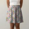 carebearspink-skirt-fr care bears pattern women's skirt s to 8xl