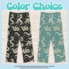 haku dragon lounge pants drawstring waist 100% polyester jersey no pockets relaxed fit black sizes s-5xl