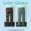 Spirited Away Haku river dragon all-over print black or teal lounge pants 