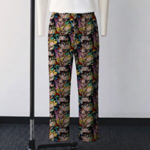 dbz-loungepants-fr Dragon Ball Z Saiyan collage all-over print lounge pants XS-4XL