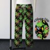 ghostbusters-loungepants-fr ghostbusters slimer lounge pants unisex drawstring waist relaxed fit black sizes s-5xl