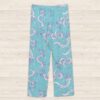 hakubblue-loungepants-flatlay-bk haku dragon blue lounge pants drawstring waist 100% polyester jersey no pockets relaxed fit sizes s-5xl