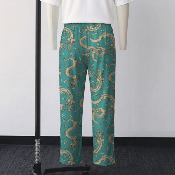 Spirited Away Haku river dragon all-over print teal lounge pants 