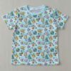 kids-mixpokemon-tshirt-fr Kids Pokemon Pikachu Bulbasaur Charmander Squirtle light blue all over print t-shirt sizes 2T to 15 years