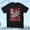 luffy Monkey D Luffy One Piece graphic design printed on black cotton unisex short sleeve t-shirt sizes S to 5XL