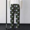 puffpuffpass-loungepants-bk (1) Puff Puff Pass cartoon cloud and pizza all-over print lounge pants on dark gray background