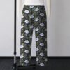puff puff pass lounge pants drawstring waist 100% polyester jersey no pockets relaxed fit black sizes s-5xl