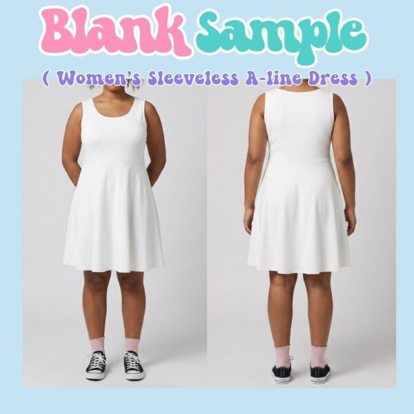 sleeveless a-line dress
