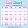 SWEATSHIRT DRESS SIZE CHART