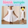girls-fluttersleeve-dress girls flutter sleeve dress sample