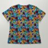Funny Princess Faces V-Neck Scrub Top XS-4XL