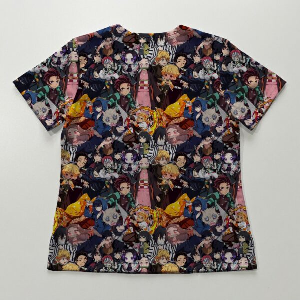 scrubs-bk-demonslayers Demon Slayer Anime V-Neck Scrub Top XS-4XL