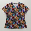 My Hero Academia MHA Anime V-Neck Scrub Top XS-4XL
