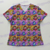scrubs-fr-sailorbluey Cute Bluey SailorMoon Mashup V-Neck Scrub Top XS-4XL