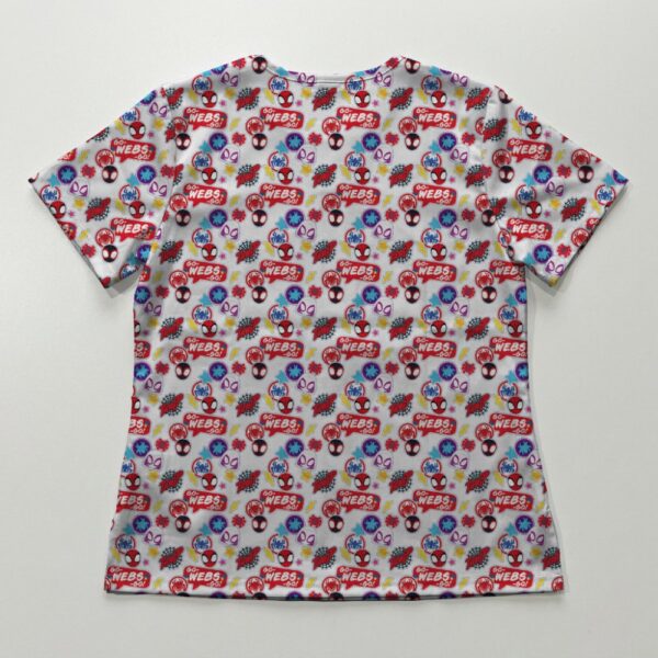 Spidey and Friends Spider-Man and Friends V-Neck Scrub Top XS-4XL